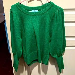 Cece women’s size Small green sweater Great condition worn only once!